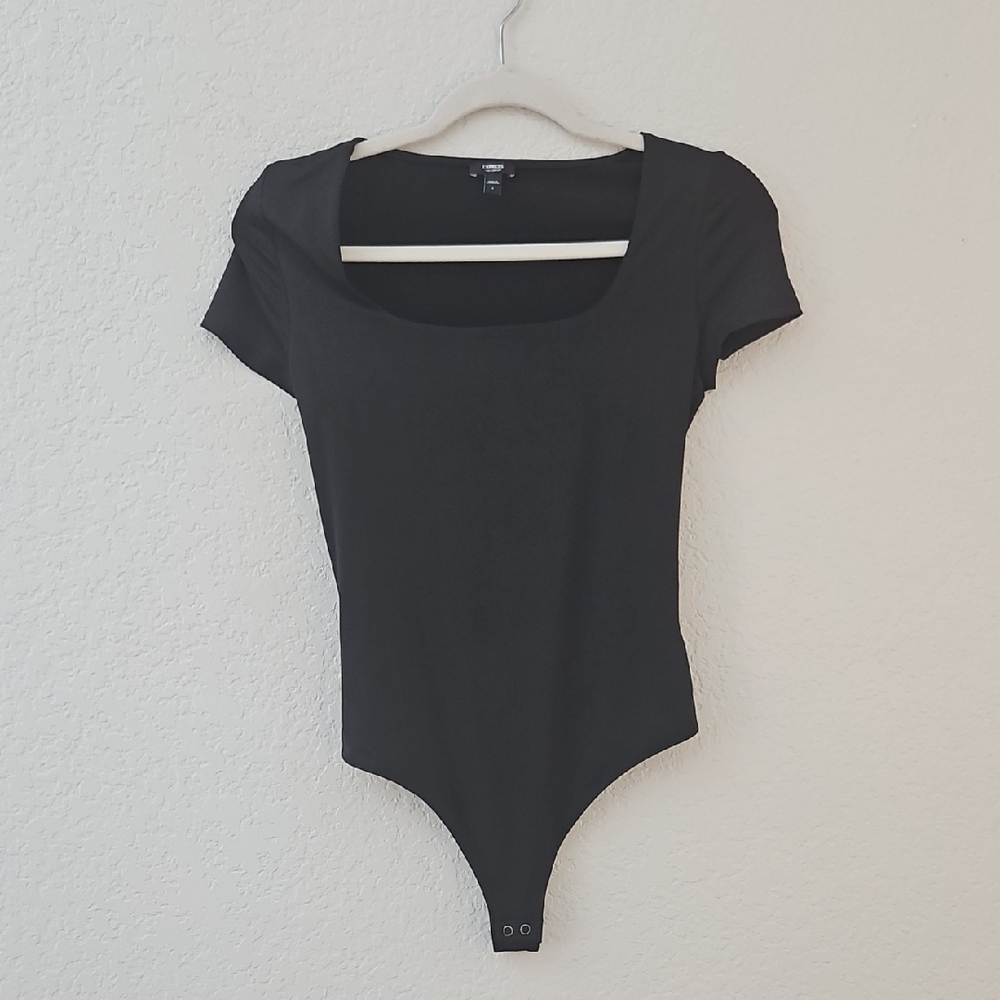 Nwot Black Short Sleeve Bodysuit